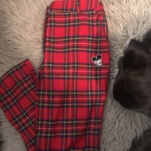 Plaid Disney Collab Pants